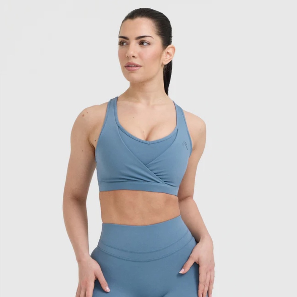 Unified Layered Sports Bra Moonstone Blue